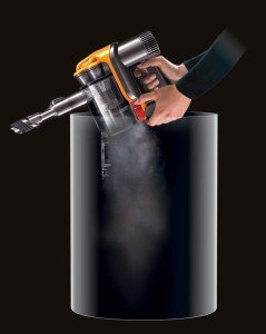 The nozzle picks the dust for Dyson DC34 Review